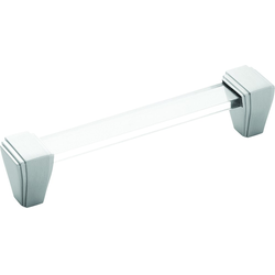 Belleclaire 5-1/16 Inch (128mm) Center to Center Cabinet Pull, Satin Nickel