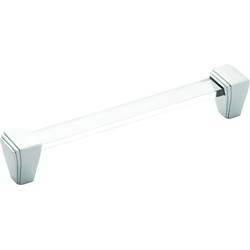 Belleclaire 6-5/16 Inch (160mm) Center to Center Cabinet Pull, Nickel