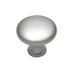 Conquest 1-1/8 Inch Diameter Satin Nickel Cabinet Knob