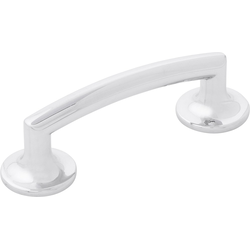 Flare 3 Inch Center to Center Cabinet Pull, Chrome
