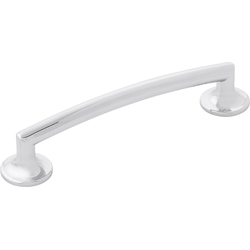 Flare 5-1/16 Inch (128mm) Center to Center Cabinet Pull, Chrome