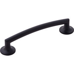 Flare 5-1/16 Inch (128mm) Center to Center Cabinet Pull, Black