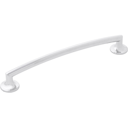 Flare 7-9/16 Inch (192mm) Center to Center Cabinet Pull, Chrome