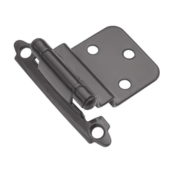 26% OFF 3/8 inch Inset Surface Mt. Hinge Pair Black Self Close