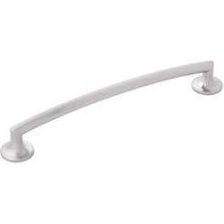 Flare 7-9/16 Inch (192mm) Center to Center Cabinet Pull, Satin Nickel