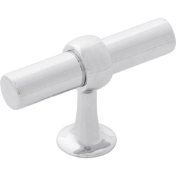 Ostia 2-1/2 Inch X 13/16 Inch Cabinet Knob, Chrome