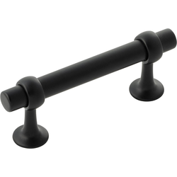 Ostia 3 Inch Center to Center Cabinet Pull, Black