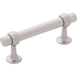 Ostia 3 Inch Center to Center Cabinet Pull, Satin Nickel