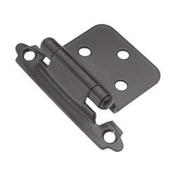 Variable Overlay Hinge Pair Black Self Close