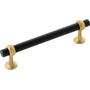 Black and Brushed Golden Brass