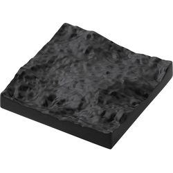 Sandrine 2 Inch Square Cabinet Knob, Black