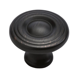 Conquest 1-1/8 Inch Diameter Vintage Bronze Cabinet Knob