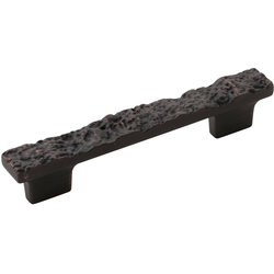 Sandrine 3-3/4 Inch (96mm) &amp; 5-1/16 Inch (128mm) Center to Center Cabinet Pull, Bronze