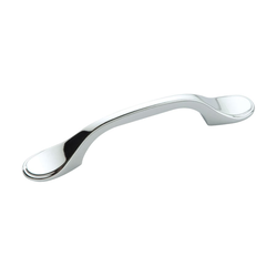 Conquest 3 Inch Center to Center Chrome Cabinet Pull