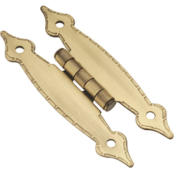 Flush Surface Face Mounted Hinge, Antique Brass