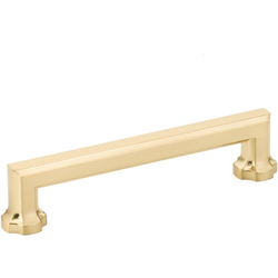 Empire 5 Inch Center to Center Cabinet Pull, Signature Satin Brass
