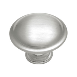 Conquest 1-3/8 Inch Diameter Satin Nickel Cabinet Knob