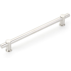 Fonce 8 Inch Center to Center Cabinet Bar Pull, Polished Nickel