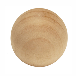 Natural Woodcraft Knob 1-1/4 inch Diameter Unfinished Wood