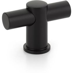 Fonce 2 Inch Diameter Cabinet T-Knob, Matte Black