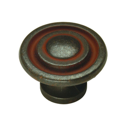 Manchester 1-3/8 Inch Diameter Rustic Iron Cabinet Knob