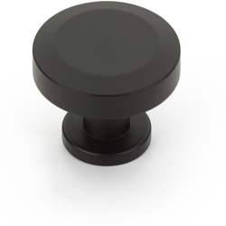 Heathrow 1-1/4 Inch Diameter Round Cabinet Knob, Matte Black