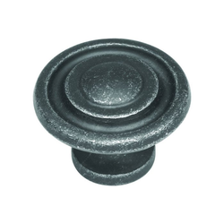 Manchester 1-3/8 Inch Diameter Vibra Pewter Cabinet Knob