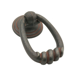 Manchester 2-1/8 Inch Diameter Rustic Iron Cabinet Ring Pull