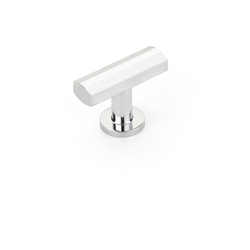 Heathrow 1-3/4 Inch Diameter T-Shape Cabinet Knob, Polished Chrome