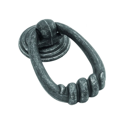 Manchester 2-1/8 Inch Diameter Vibra Pewter Cabinet Ring Pull