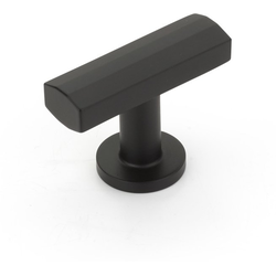Heathrow 1-3/4 Inch Diameter T-Shape Cabinet Knob, Matte Black