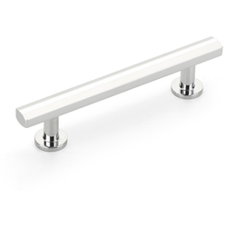 Heathrow 4 Inch Center to Center Cabinet Pull, Polished Chrome