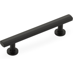 Heathrow 4 Inch Center to Center Cabinet Pull, Matte Black