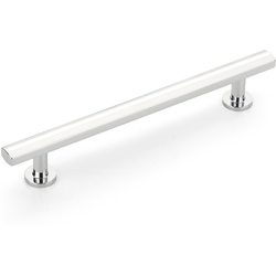 Heathrow 6 Inch Center to Center Cabinet Pull, Polished Chrome