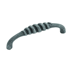 Manchester 3-3/4 Inch Center to Center Vibra Pewter Cabinet Pull