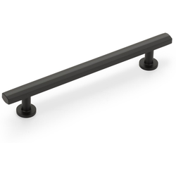 Heathrow 6 Inch Center to Center Cabinet Pull, Matte Black