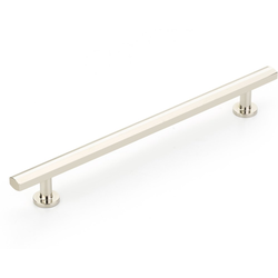Heathrow 8 Inch Center to Center Cabinet Pull, Polished Nickel