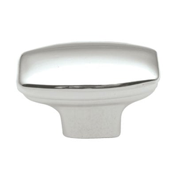 26% OFF 1-7/16 Inch Length x 3/4 Inch Width Metropolis Oval Cabinet Knob, Chrome