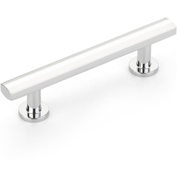 Heathrow 3-1/2 Inch Center to Center Cabinet Pull, Polished Chrome