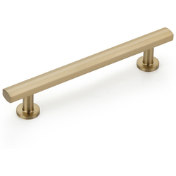 Heathrow 5 Inch Center to Center Cabinet Pull, Signature Satin Brass