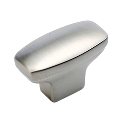 26% OFF 1-7/16 Inch Length x 3/4 Inch Width Metropolis Oval Cabinet Knob, Stainless Steel