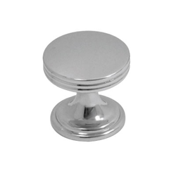 American Diner 1 Inch Diameter Chrome Cabinet Knob