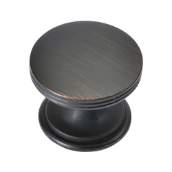 American Diner 1-3/8 Inch Diameter Vintage Bronze Cabinet Knob