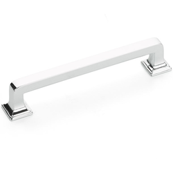 Menlo Park 5 Inch Center to Center Cabinet Pull, Polished Chrome