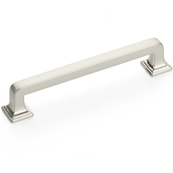 Menlo Park 5 Inch Center to Center Cabinet Pull, Brushed Nickel