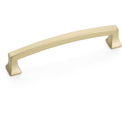 Menlo Park 5 Inch Center to Center Cabinet Pull, Signature Satin Brass