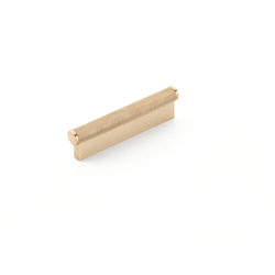 MODO 4 Inch Center to Center Cabinet Pull, Signature Satin Brass