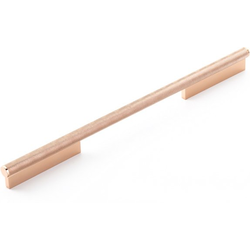 MODO 12 Inch Center to Center Cabinet Pull, Polished Rose Gold