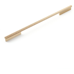 MODO 18 Inch Center to Center Cabinet Pull, Signature Satin Brass