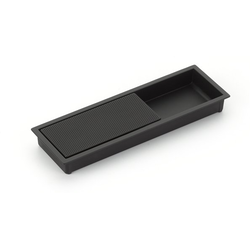 MODO 6-1/4 x 2 Inch Recessed Cabinet Pull, Matte Black